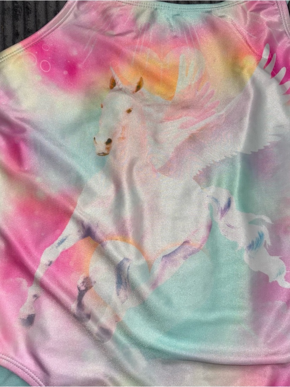 Girls xl swimsuits watermelon and unicorn - Picture 6 of 14